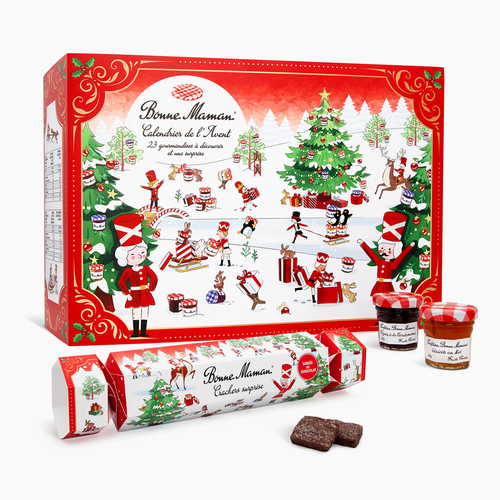 Adventkalender 2025 + Knallbonbon mit Keksen - Bonne Maman AT - 1