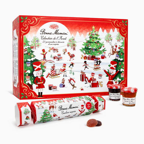 Adventkalender 2025 + Knallbonbon mit Fruchtgelees - Bonne Maman AT - 1