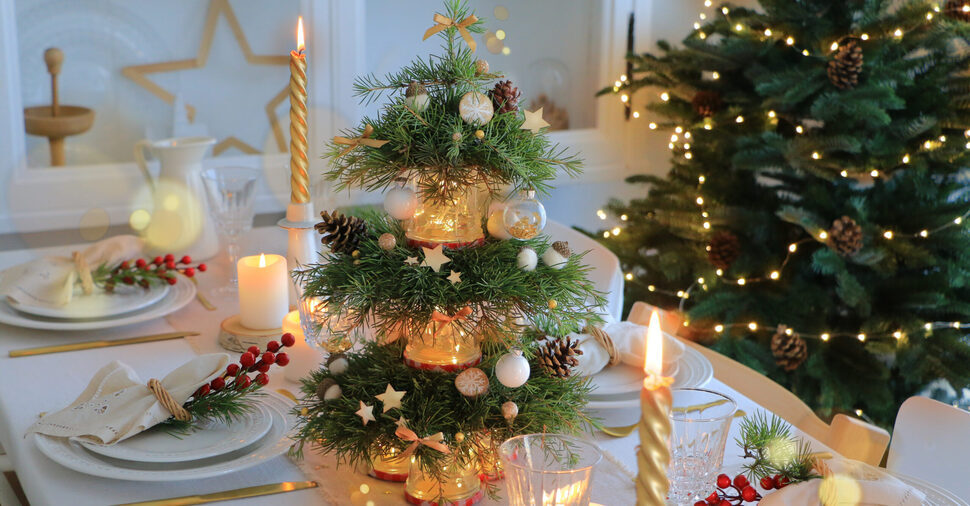 Ein Bonne Maman-Tannenbaum für Ihren Weihnachtstisch