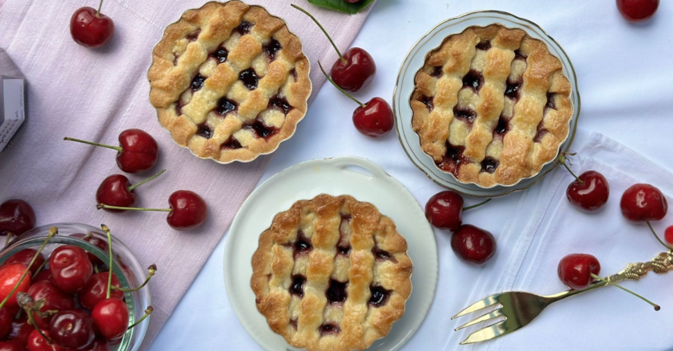 Tartelettes mit Kirsch-Konfitüre